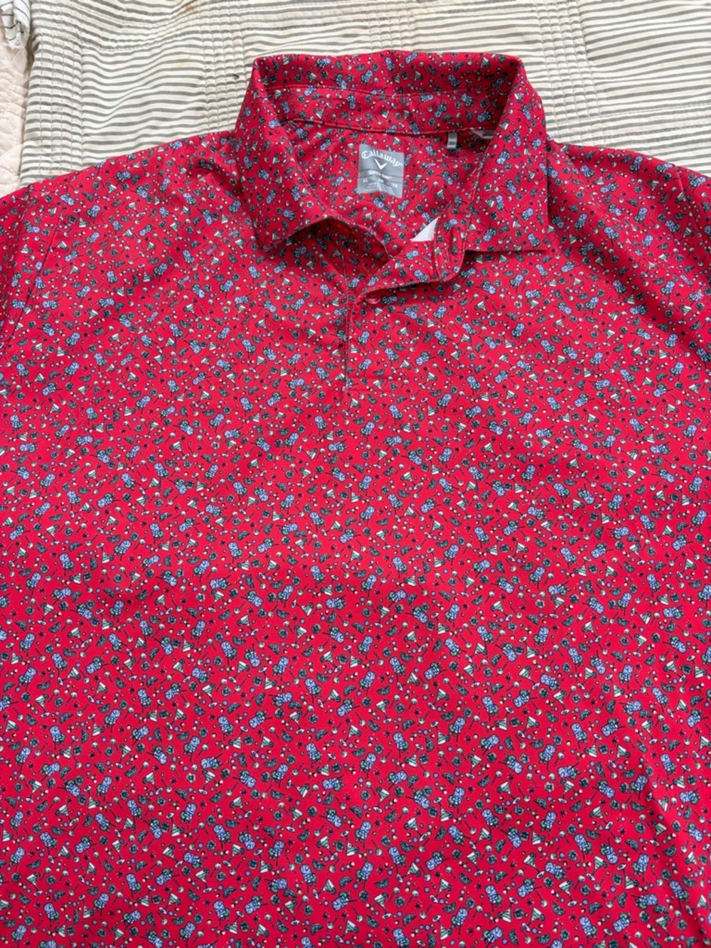 Callaway Men’s Red Golf Polo